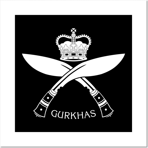 Mod.4 Gurkhas Nepali soldiers Wall Art by parashop